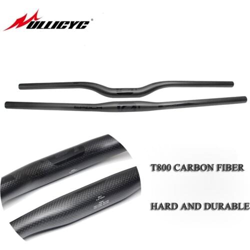 ULLICYC Full Carbon Fiber Bicycle Handlebar Moutain Road Bike Swallow-shaped Standard Straight Handlebar Cycling Carbon Parts