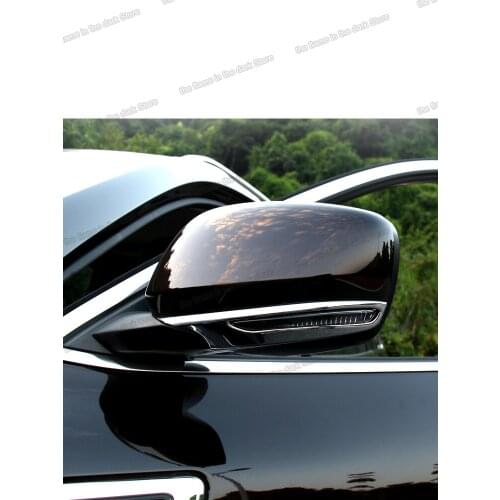 Shiny silver abs car rearview trims for renault koleos 2016 2017 2018 2019 2020 2021 2022 decoration accessories kadjar auto