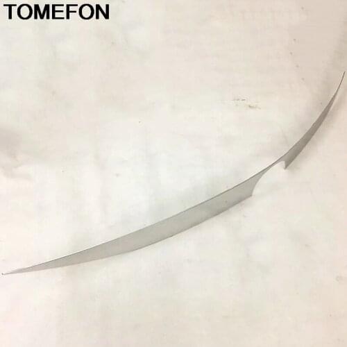 TOMEFON For Mazda CX-5 CX5 2017 2018 2019 Rear Tail Trunk Gate Logo Frame Cover Trim Moulding Exterior Accessory Stainless Steel