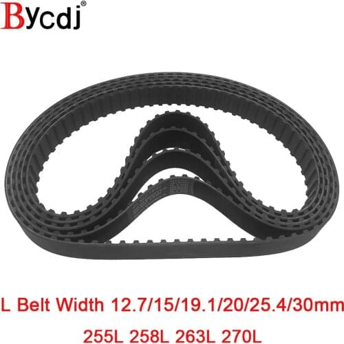 Trapezoid L Timing belt C=259/263/265/270/275 Width 050/12.7mm 075/19.1mm 25.4mm Synchronous Belt 259L 263L 265L 270L