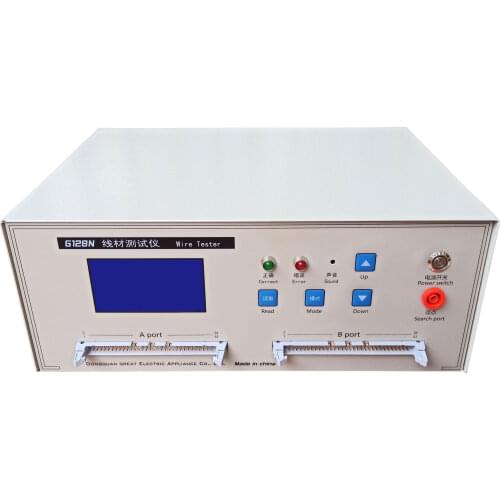 128PIN Cable Continuity Tester, 64P-to-64P Cable Dislocation, Short-Circuit Test Equipment, Cable Testing Instrument for USB and