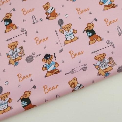 PVC coated waterproof fabric - Bears love sports (027)