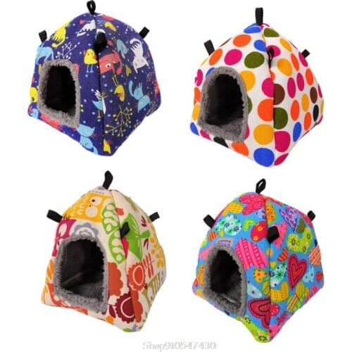 Winter Warm Bird Nest House Hanging Hammock Bed Toy for Pet Parrot Budgie Cockatiel Conure Lovebird D24 20 Dropship