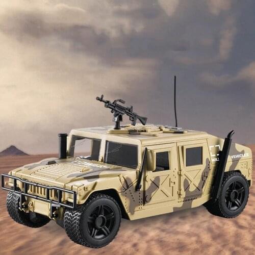 1:16 Simulation Military Armored Car Plastic Car Model Children Off-Road Back Lighting Car Cildrens Toys Birthday Gift