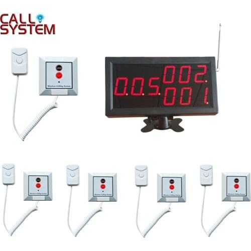 1 display receiver 5pcs patient bed button Clinic Nurse Call Button System