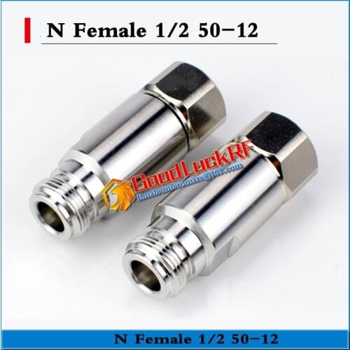 1X Pcs High-quality L16 N Female Clamp Solder for 1/2" corrugated cable super flexible 50-12 RF connector Standard Andrew Brass