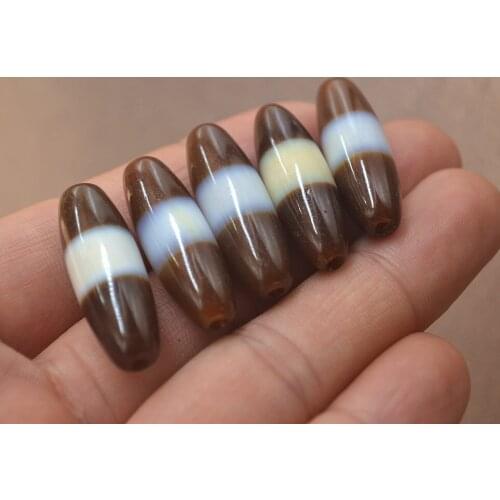 10 * 30mm Short Section Of Natural Agate Beads Candy Color Line DIY Bracelet Necklace With Beads