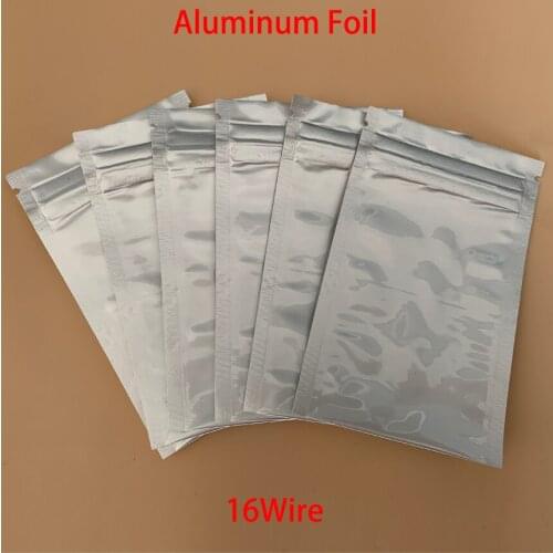 16*20cm 16x20cm 17*25cm 17x25cm Aluminum Foil Food Self Seal ZipLock Zip Lock ESD Vacuum Anti Static Shielding Pouch Storage Bag