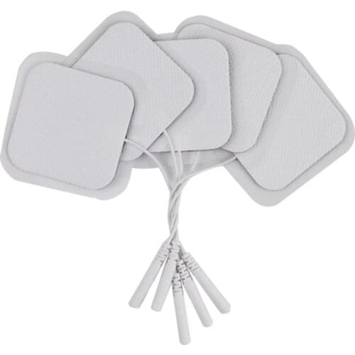 50/100Pcs Tens Electrode Pad Self Adhesive Massage Patch For Muscle Stimulator Pulse Acupuncture Physiotherapy Massager 2mm Plug
