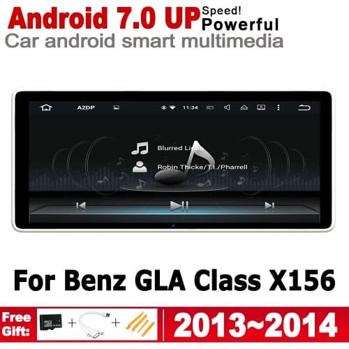 Android 7.0 up IPS car player For Mercedes Benz GLA Class X156 2013~2014 NTG original Style Autoradio gps navigation Bluetooth