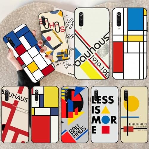 YJZFDYRM Bauhaus style poster Customer Phone Case for Xiaomi Mi 10 Pro lite Mi9 9SE Pocophone F1 Mi 9T Pro Note 10 lite