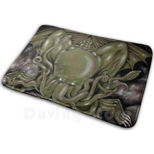 WhatS Forever ... Mat Rug Carpet Anti-Slip Floor Mats Bedroom Cthulhu Lovecraft Necronomicon Old Gods Monster Rlyeh Fishmen