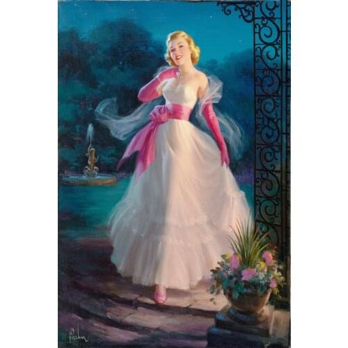 Princess dress The wooden puzzle 1000 pieces ersion jigsaw puzzle white card adult childrens educational toys