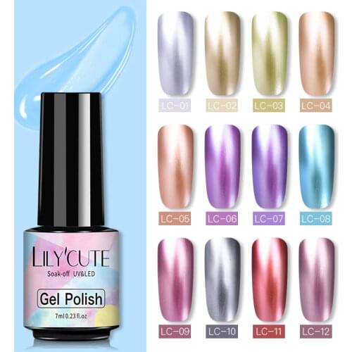 LILYCUTE Metallic Gel Polishes For Nails China