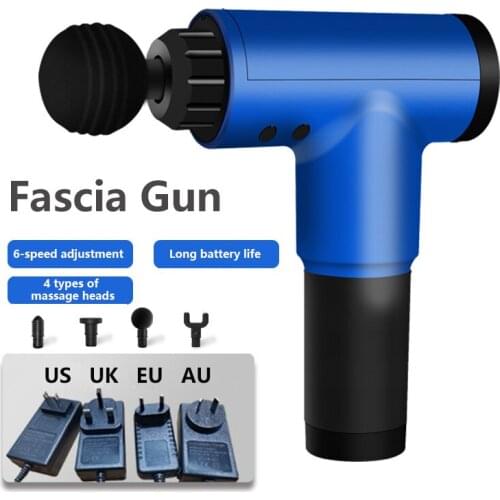 Massage Gun Deep Tissue Muscle 6 Level 4 Head Professional Massager For Body Electric Massager Muscle Relaxation Equipment Pisto