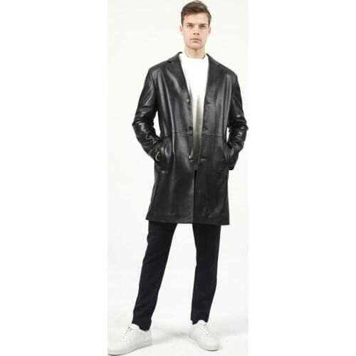 Mens Real Leather Lambskin Jacket Men Motorcycle winter coat Men Warm Genuine Leather Jackets large size suede casaco