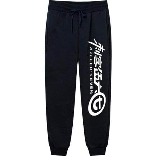 New Anime Scissor Seven Harajuku Autumn Winter Men Women ovesized trousers Men Drawstring pants Casual hip hop hoodie pants