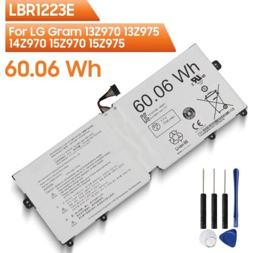 Original Replacement Laptop Battery LBR1223E For LG Gram 13Z970 13Z975 14Z970 15Z970 15Z975 15ZD970 Authentic Battery 60.06Wh