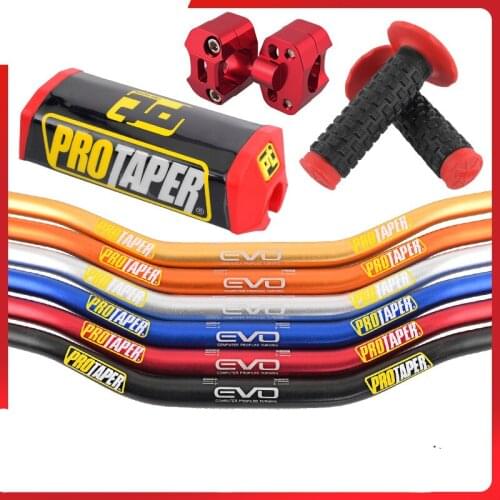 Cross Country Motorcycle Steering Handle 28mm Aluminum Alloy Variable Diameter Handlebar with Chest Protection