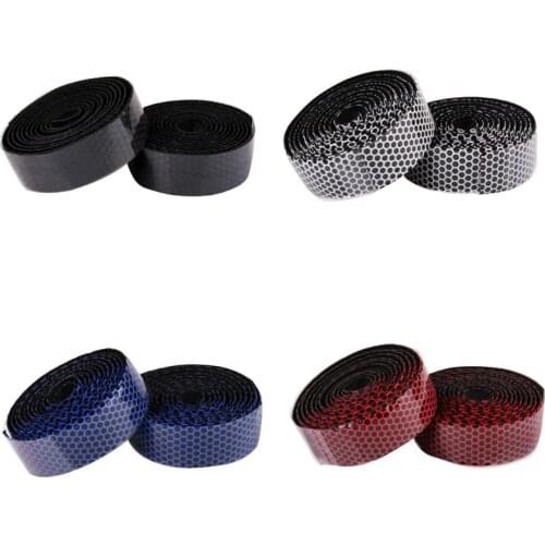 Hex Checkered Pattern Bicycle Handlebar Tape Road Bike Cycling Handle Bar Wrap Tape Bicycle Modification Sports Riding