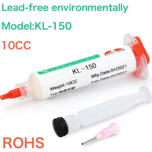 Kellyshun KE-150 Syringe Welding Flux Lead-free Environmental Protection Welding And Repair Soldering Flux For Soldering