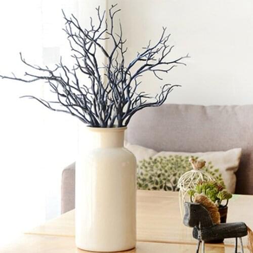 35cm Simulation Plastic Dried Tree Flower Branch Twig for Home Wedding Table