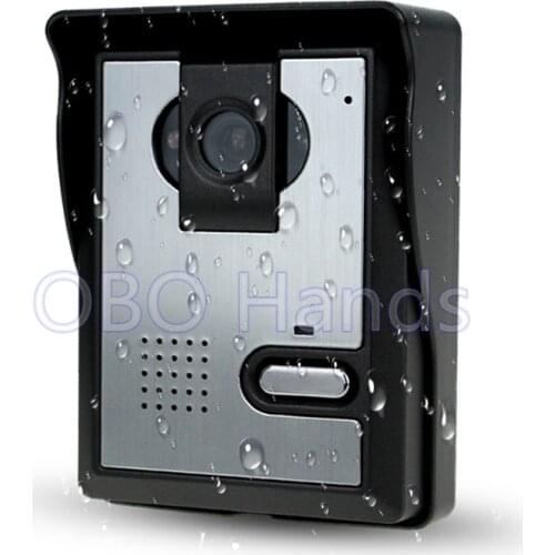 Free Shipping Video Door Phone Intercom System Video Door Bell Outdoor Camera With CMOS IR Night Vision For home/apartment