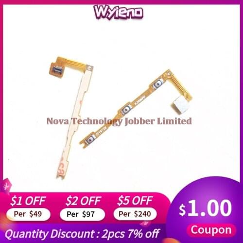 Wyieno 10Pcs/Lot Max Power Button Ribbon For Xiaomi Max Switch on/off Flex Cable Repair Parts