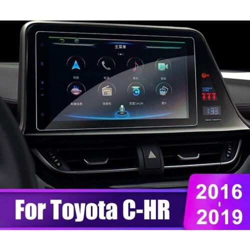 For Toyota C-HR CHR 2016 2017 2018 2019 2020 Tempered Glass Car Navigation Screen Protector LCD Touch Display Film protective