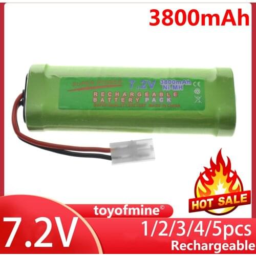 1pcs 7.2V 3800mAh Ni-MH Rechargeable Battery Pack new