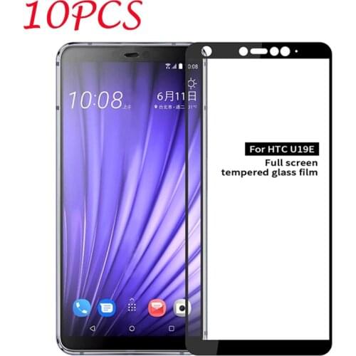 10PCS/Lot 3D Full Glue Tempered Glass For HTC U19E 9H Full Screen Cover Explosion-proof Screen Protector Film For HTC U19E