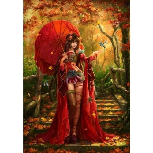 5D Diamond Painting "Cartoon Girl" Cross Stitch Custom Photo Diamond Embroidery Full Square/Round Drill Home Decor