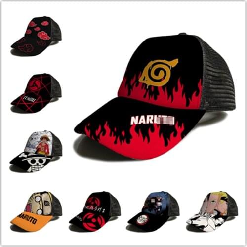 Anime Huoying Ninja Demon Slayer Male Summer Tide Baseball Cap Female Sunscreen Breath Mask Cap Adjustable