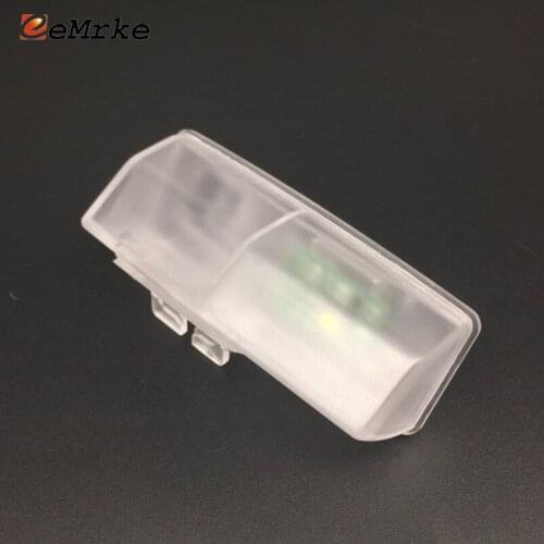 EEMRKE Car Rear View Camera Bracket License Plate Lights with Led House Mount for Lexus CT200H 2014 2015/ NX200 2015 / RX 2016