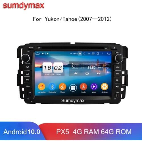 8core android10 car multimedia player for GMC Chevrolet Yukon Sierra Tahoe Acadia car radio stereo gps navigation audio Carplay