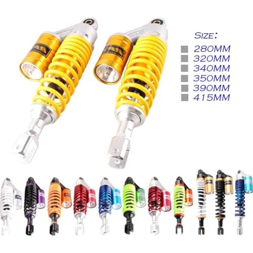 Motorcycle Scooter Nitrogen Shock Absorbers Rear Suspension For Yamaha Honda Suzuki 280mm 320mm 350mm 390mm 415mm U Type