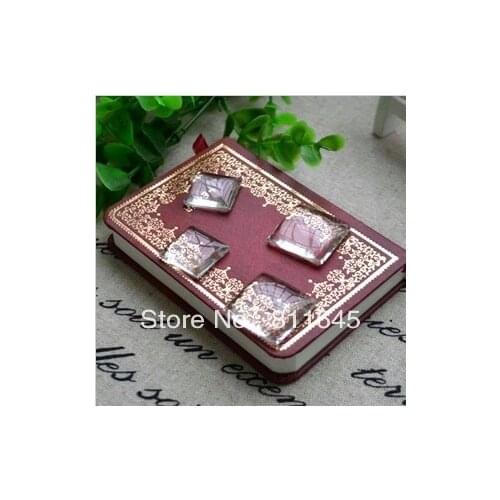 Free shipping,300pcs 10mm Square Shape Clear Cabochon, Magnifying glass domes,clear glass cabochons