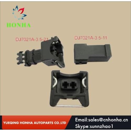 Free shipping 50 pcs EV1 Fuel Injector Plug Car Waterproof 2 Pin/way Electrical Wire Connector Plug automobile Connectors