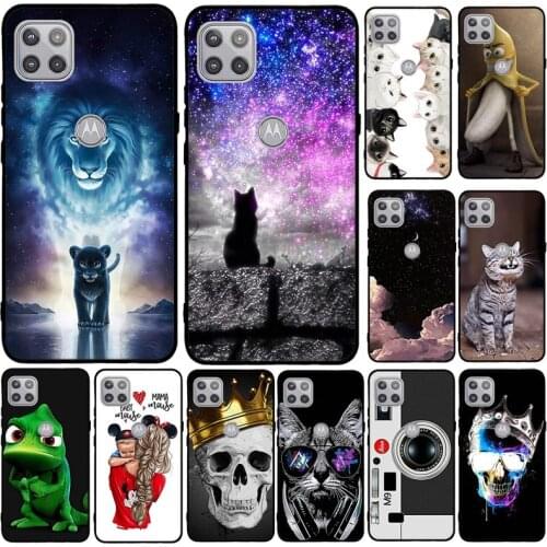 C Silicone Case For Moto E7 Case Soft TPU Back Cover For Motorola Moto G Plus Phone Cases One 5G Plus G Fast Bumper Cover Bags