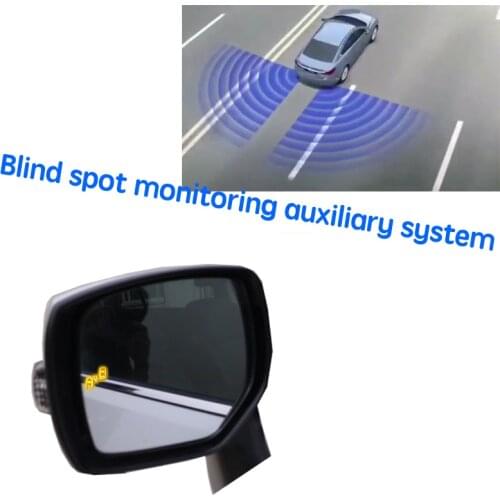 Car BSD BSM BSA Blind Area Spot Warning Drive Mirror Rear Radar Detection System For Subaru XV Crosstrek GP 2012~2017