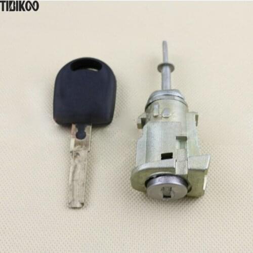 Car Door Lock Cylinder for VW Polo Left Door front Lock Core Auto Door Lock Cylinder