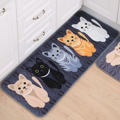 Flannel Cartoon Animal Print Carpets for Living Room Kitchen Room Kids Play Area Bedroom Rug Bathroom Floor Mat Alfombra DT02