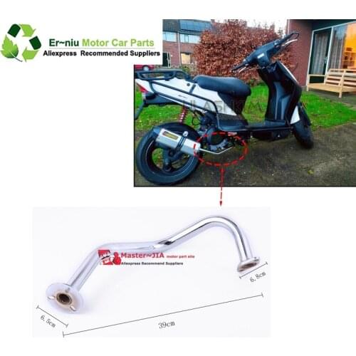 GY6 50cc 139qmb 139qma contact pipe EXHAUST PIPE Universal Scooter Motorcycle Exhaust Muffler Contact pipe To Engine GY6 50 80