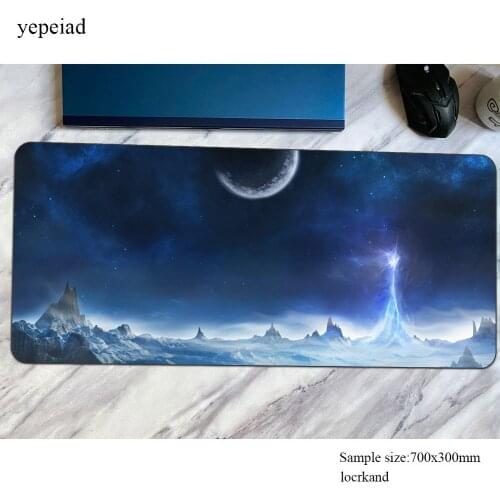 Landscape Sci Fi mouse pad 800x300x3mm Computer mat Cartoon gaming mousepad large Aestheticism padmouse keyboard pc gamer desk