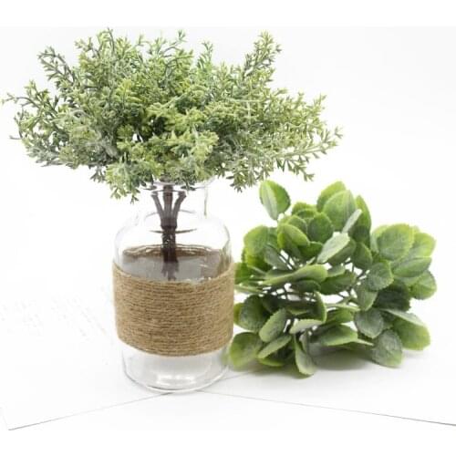 6 Pieces Artificial plants Background wall Home decoration accessories Wedding Bonsai Diy Flowers arrangement Bridal accessories
