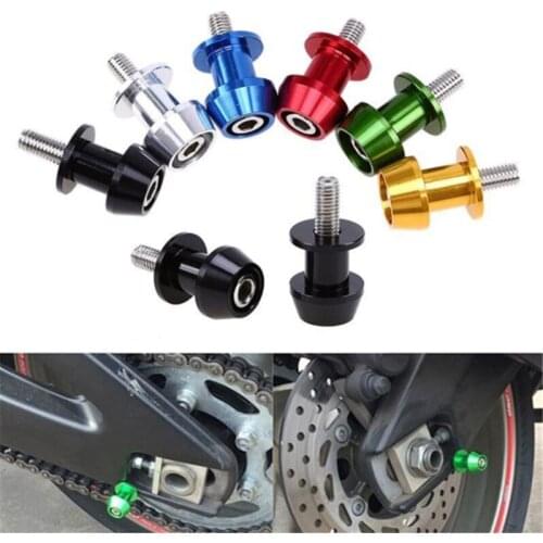 Red 1 set (2 pcs) 8MM Motorcycle Rear Start Screws