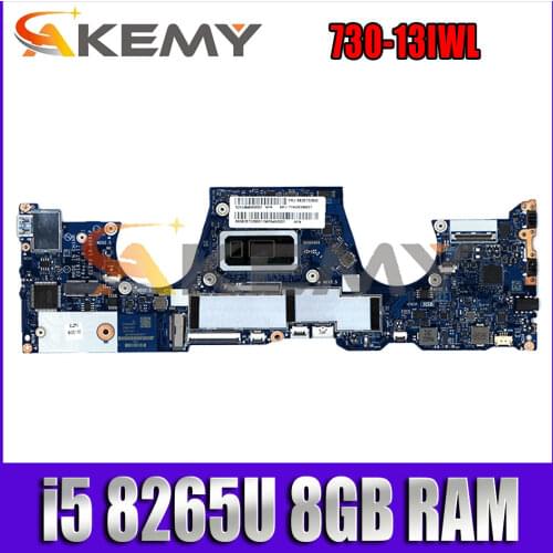 For Lenovo Yoga 730-13IWL laptop motherboard ELZP3 LA-G581P W/ CPU i5 8256U 8GB RAM tested FRU 5B20Z65363 Mainboard