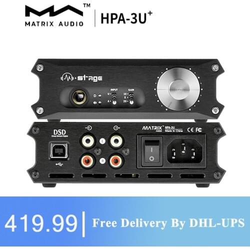 Matrix M-Stage HPA-3U Class A Headphone Amplifier HPA-3U USB DAC Decoder