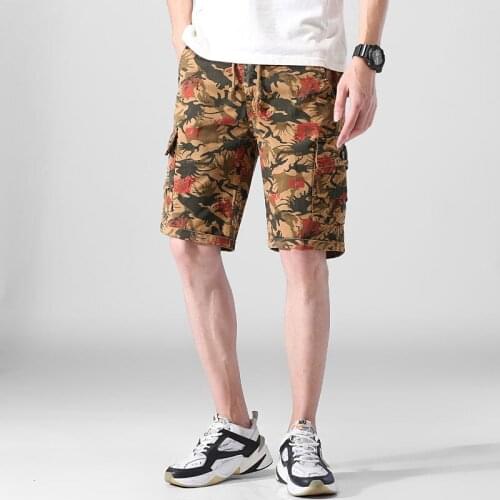 Mens Military Work Shorts 2021 Brand New Army Camouflage Tactical Shorts Men Cotton Loose Work Casual Short Pants Plus Size