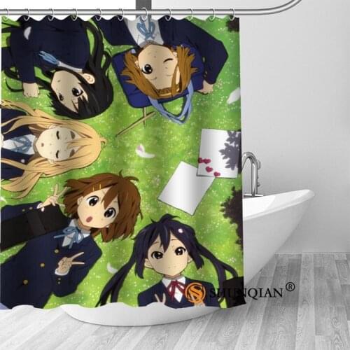 New High Quality Modern Printed mio akiyama Shower Curtains Custom Design Creative Shower Curtain Bathroom Polyester Fabric
